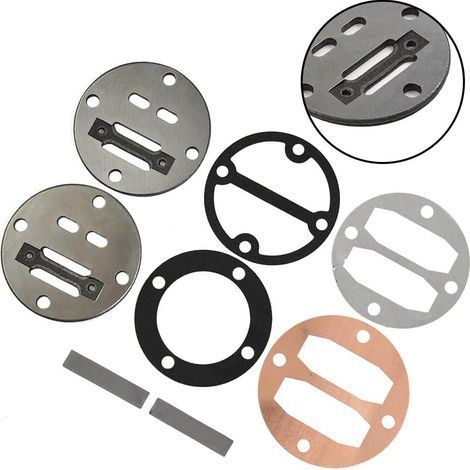 Kit de valve compresseur 42 mm - Pièces réparation pompe à air avec joint culasse, pour pièces rechange et pneumatique huile