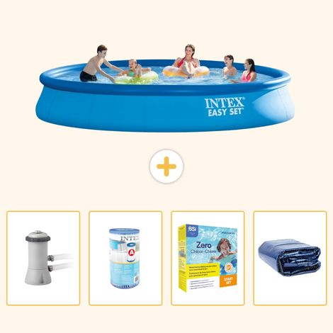 Intex Piscine Easy Set Ronde - 457x84 cm - 5-pièces S224 (1/5)