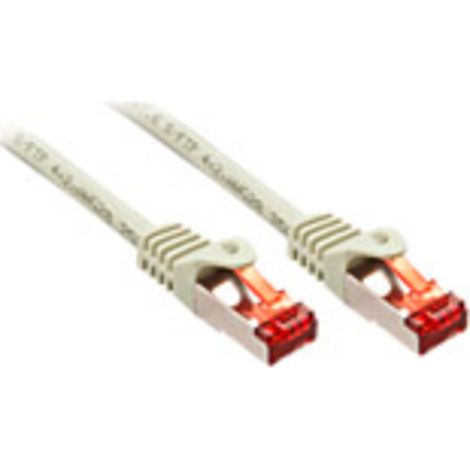 LINDY 47348 RJ45 Patchkabel CAT 6 S/FTP 10.00 m Grau 1 St.