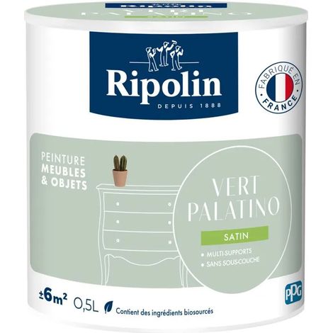 Farbe ripolin vert palatino Satin 0.5l Innen Außen (1/2)