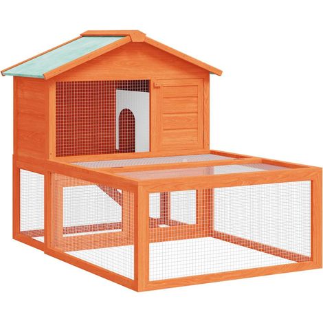 Maison Exclusive - Conigliera all'Aperto per Animali Piccoli in Legno