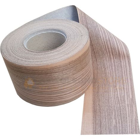 Bordo tranciato impiallacciatura legno precollato da 200 mm varie essenze dimensione disponibile: noce canaletto