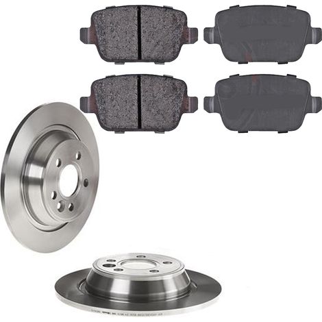 KIT FRENI POSTERIORI compatibile con FORD S-MAX (WA6) - DISCHI + PASTIGLIE OEM: FDB1917, FDB1918 / 17742 /SOSTITUZIONE DIRETTA/BASSA POLVERE/SILENZIOSO (1/5)