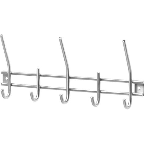 Intersteel Garderobe 5 haken Edelstahl gebürstet (1/2)