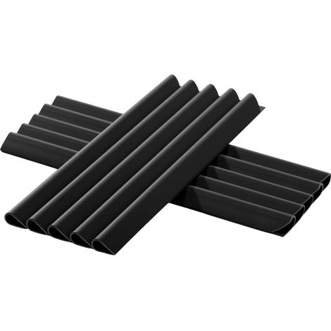 50 Pièces Clips de Fixation en PVC pour Brise-Vue, Clips pour Clôture Jardin Universels en PVC Fixation Bandes de Pince pour Écran Pare-Vue, Rails de Serrage pour Bandes Brise Anthracite (1/5)