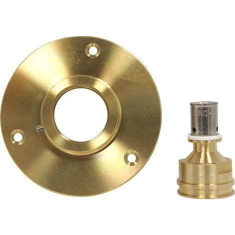 Raccord de robinetterie applique Ø12 pour tube PER – Fixation murale – Démontable – Conforme norme RT 2012 (1/5)