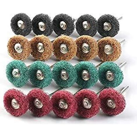 LangRay Lot de 80 disques de polissage pour outils rotatifs Dremel - 25 mm
