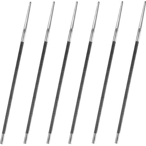 Kettensägenfeilen, 8er-Set, 4,8 mm runde Schärffeilen, zum manuellen Schärfen von Kettensägenketten (1/4)