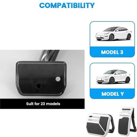 2 Pédales d'accélérateur et de frein pour Tesla Model Y 3 (2023) (1/5)