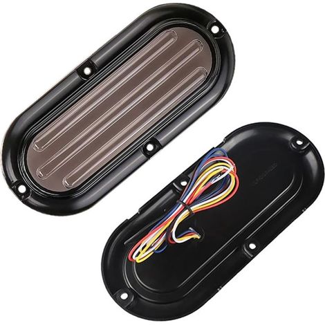12/24 V Dynamische Auto-LKW-Rückleuchten, 74 LED-Rückleuchten, Strobe-Kontrollleuchten, Warnleuchten, Wohnmobil, Bus, Anhänger, 2 Stück
