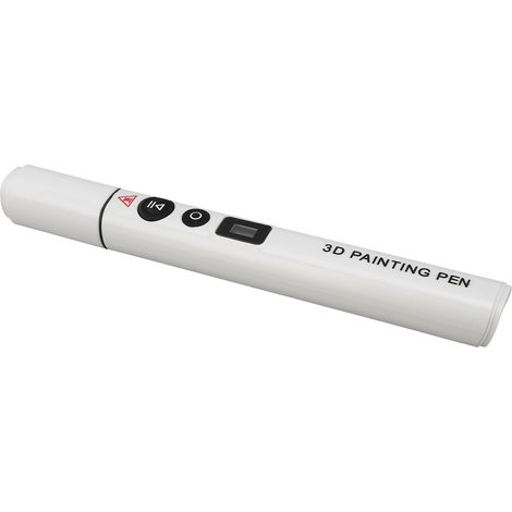 Stylo d'impression 3D intelligent haute température avec écran LCD ergonomique pour PLA et ABS (blanc) (1/5)