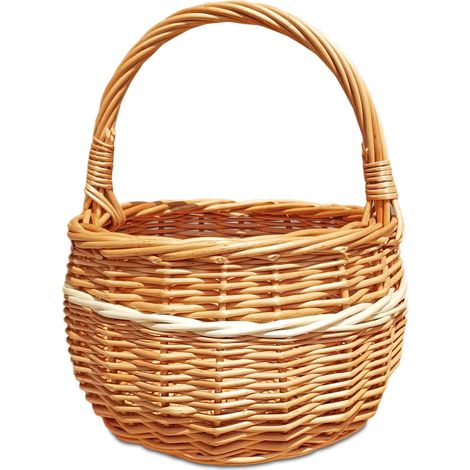 Panier en osier, petit panier pour petits objets, fruits, durable, léger et écologique (1/5)