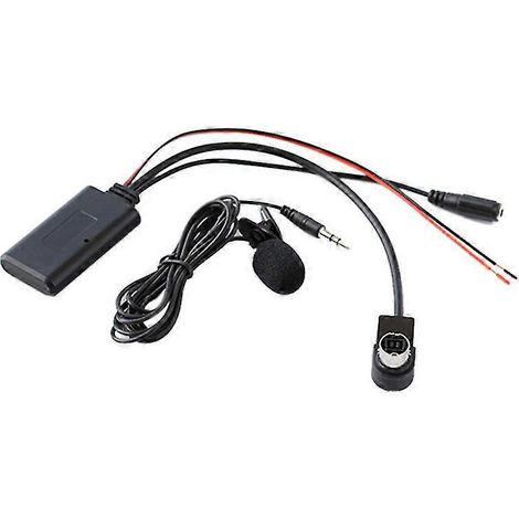 Bluetooth-AUX-Adapter fürs Auto, kabellose Audio-Freisprecheinrichtung mit Mikrofon für Alpine KCA-121B Ai-Net
