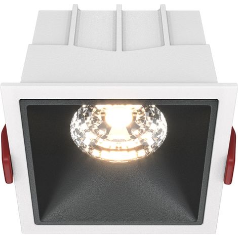 Maytoni Alfa spot encastré LED carré 15W 3000K blanc (1/2)