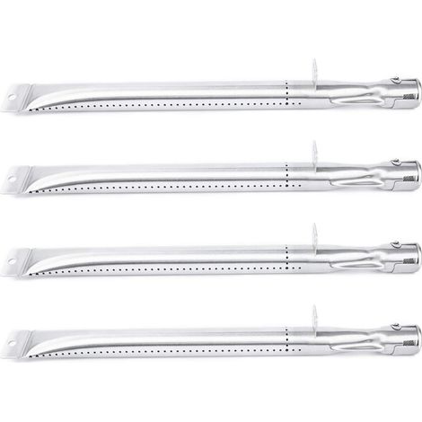 12411 Brûleur pour Barbecue, Broilmate, Charmglow, Acier Inoxydable 41,91CM Tube de brûleur Pièce de Rechange pour Gril à gaz pour Master Forge, extérieur Nord-américain, Perfect Flame, 4Pack