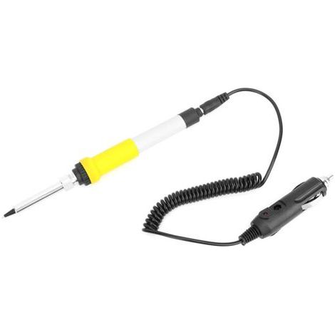 Fer à souder électrique, fer à souder électrique alimenté par pince crocodile automatique pour voiture portative DC 12V 60W (1/4)