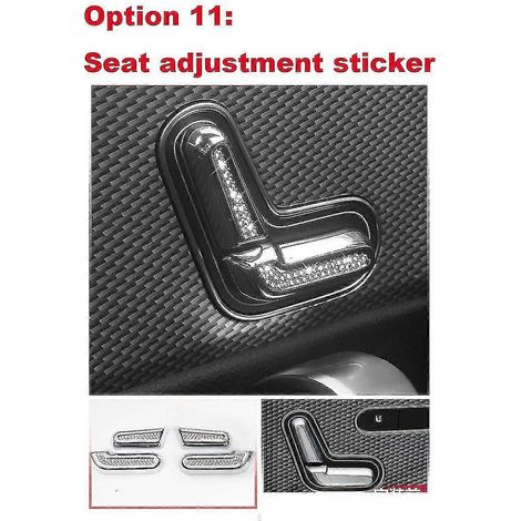 Autocollant diamant pour Mercedes-Benz Classe A W177 V177 GLB CLA GL - Accessoire de décoration intérieure - Option 11 (1/5)