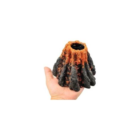 Décoration d’aquarium en résine – Modèle grand volcan (1/4)