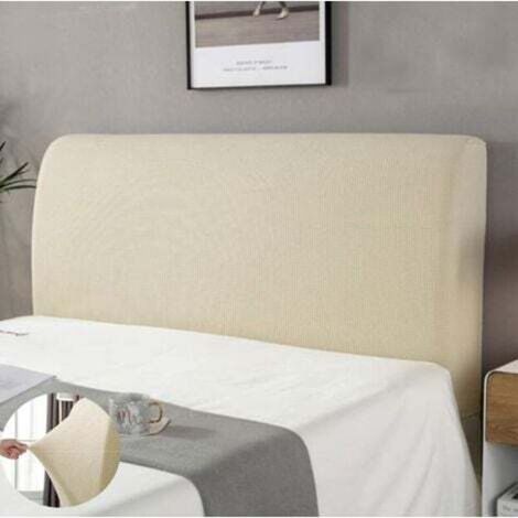 Headboard Protector Cover, Washable, Dustproof, Complete Pack, Grey, 150 cm, Fits a 140-170 cm Headboard