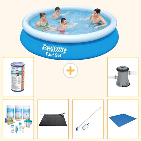 Bestway Bestway Fast Set Ronde - 366x76 cm - 7-pièces  S21995 (1/3)