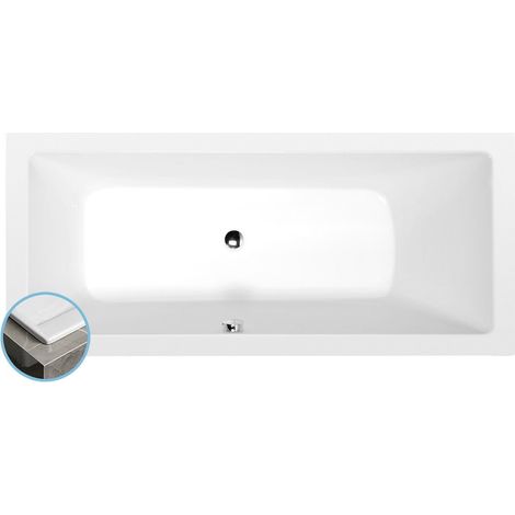 MIMOA SLIM Bain rectangulaire 170x75x39cm, blanc