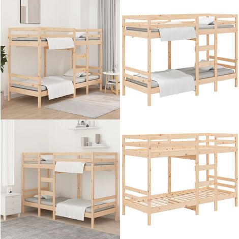 Etagenbett ohne Matratze 90x190 cm Massivholz Kiefer - Holzbett - Etagenbett - Doppelbett - Jugendzimmer - Schlafraum - Home & Living
