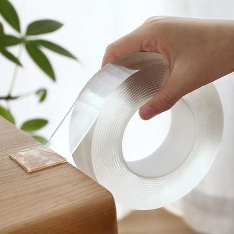 Ruban adhésif double face Magic Nano Tape / Réutilisable - 2 mètres (1/4)