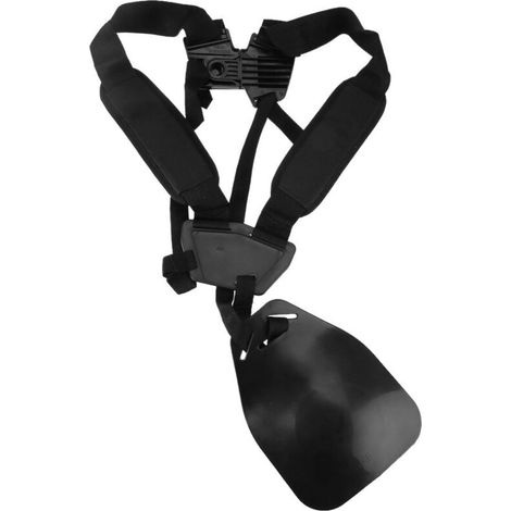 Trimmer Bandoulière Noir Tondeuse Harnais Sangle Courroie Rembourrée Réglable Bandoulière Double pour Tondeuse à Jardin Tondeuse à Gazon Pour Débroussailleuse Tondeuse et Taille-BorduresJardin Brosse (1/5)