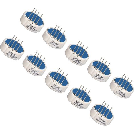 10-teiliges Set mit kapazitiven Flüssigkeitsstandsensoren und Keramiksockel (0–30 bar) (1/5)