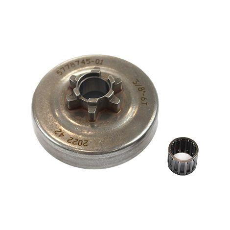 Tambour d'embrayage Husqvarna 135, 140, McCulloch CS350, CS390 (3/8"-6T) (1/2)