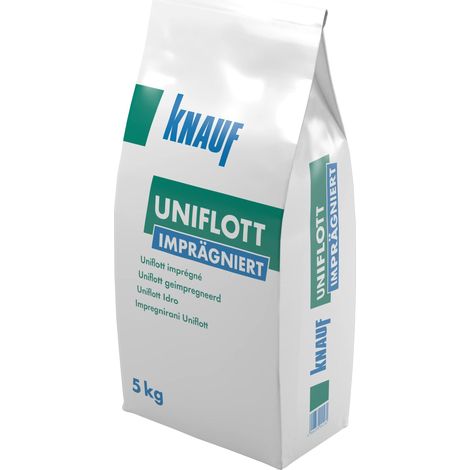 Sac de 5 kg de plâtre en poudre pour joints en placoplâtre très résistant à l'humidité, plâtre Imprégné (1/5)