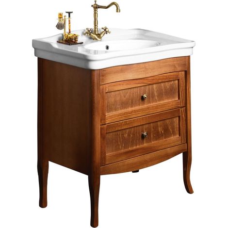 Sapho Retro - Waschtischunterschrank 73x80x47 cm, Buche 1654