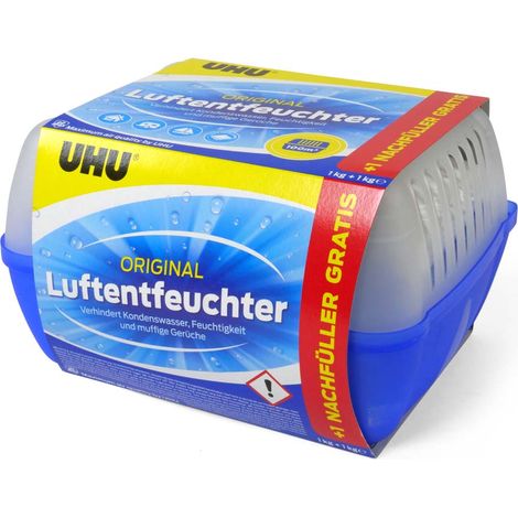 UHU Air Max Granulat-Luftentfeuchter 32 m² Transparent (1/3)