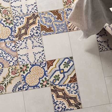 Carrelage Imitation Carreaux de Ciment MAR Masseria Schifosa 20x20cm (1/5)
