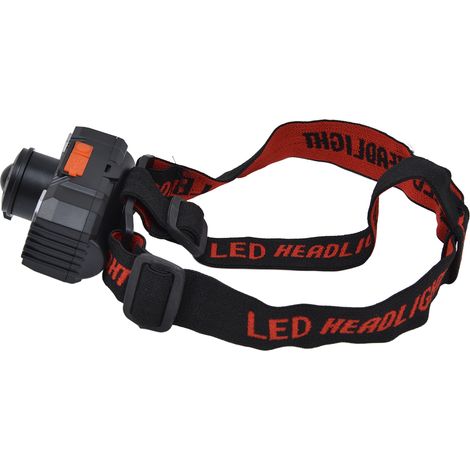 LED-Scheinwerfer mit USB-Ladefunktion, einstellbarem Zoom, zwei Lichtquellen, wasserdicht, tragbar, ideal zum Angeln und Laufen (1/5)