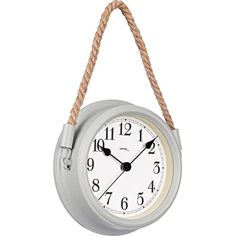 Techno Line WT 7130 Quarzo Orologio da parete 22 cm x 68 mm x 68 mm Grigio (1/4)