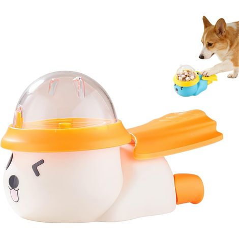 Distributeur de friandises interactif pour chats et chiens - Jouet distributeur de nourriture ludique pour petits et moyens animaux, favorise une alimentation saine (1/5)