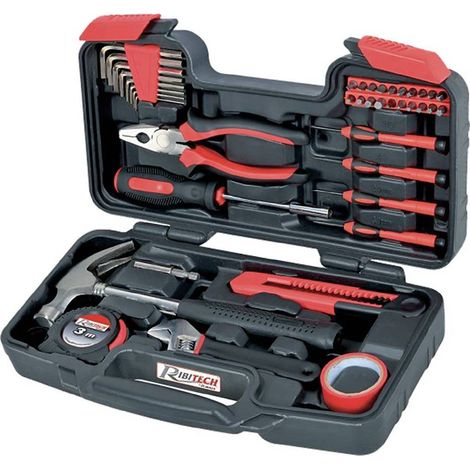 CASSETTA UTENSILI MANUALI cm 32 x 8 x h 19 - 40 pz totali