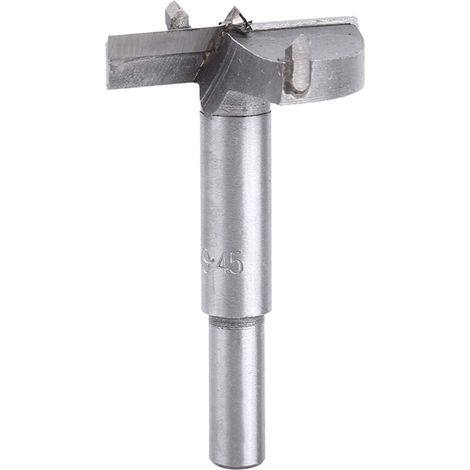 Mèche Forstner 45mm pour Bois - Perçage Précis avec Tige Ronde et Tranchants Affûtés (1/2)