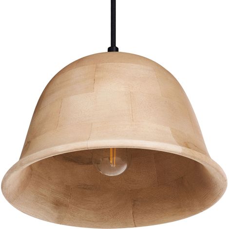 Hängeleuchte GOIKA Mango Holz Hellbraun