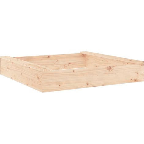 Sandkasten mit Sitzplätzen aus massivem Kiefernholz