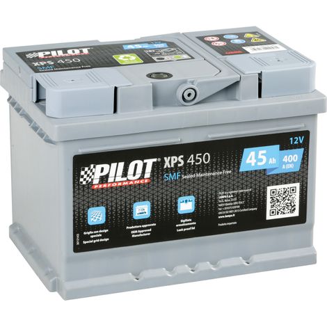 Batteria 12V - Pilot SMF - 45 Ah - 400 A - LB2 (1/2)