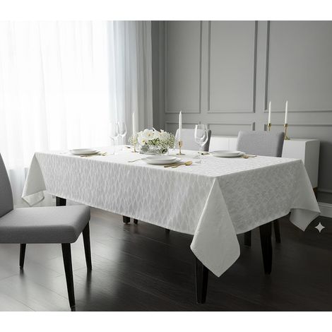 Toile Cirée Déco Access Deco Théophile Nacre Rl De 140cmx20m - Access Deco