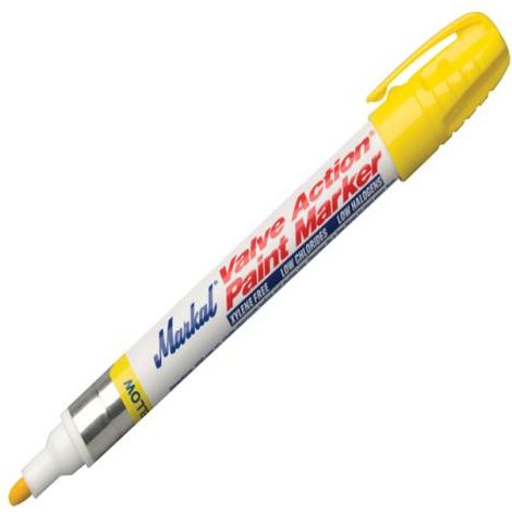 Markal Valve Action Paint Marker - Yellow