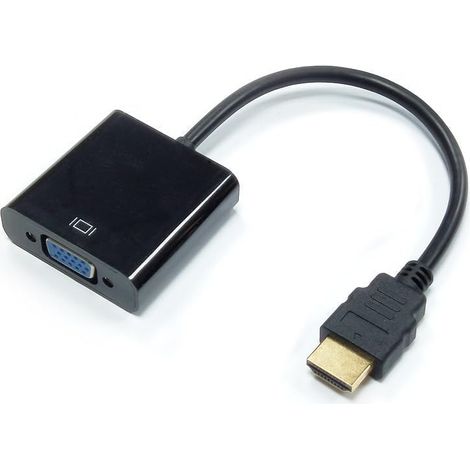 Adaptateur HDMI vers VGA, Convertisseur mâle vers Femelle 1080P pour Ordinateur, Bureau, Ordinateur Portable, PC, Moniteur, Projecteur, HDTV, Chromebook, Xbox et Plus (1/5)