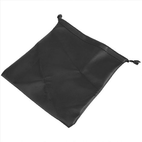 Weiche Aufbewahrungstasche aus PU-Leder für Kopfhörer, Schwarz (1/5)