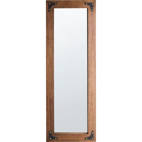 Wall Mirror BLOSVILLE 58 cm 164 cm Fir Wood Brown