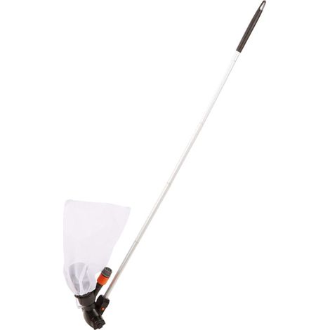 Nettoyeur sous-marin portable pour piscine avec jet d'eau, tige flexible et sac à cordon. Aspirateur de feuilles pour piscine, fontaines et surfaces. Outils de nettoyage pour éliminer les débris et ne (1/5)
