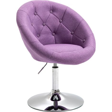 SVITA Havanna Sessel Lounge violett Clubsessel Barhocker Drehsessel retro (1/5)