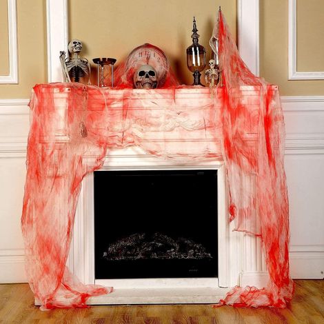 2pk Halloween Blood-Stained Tablecloth - Fancy Party Table Cover, 60x84in (1/5)